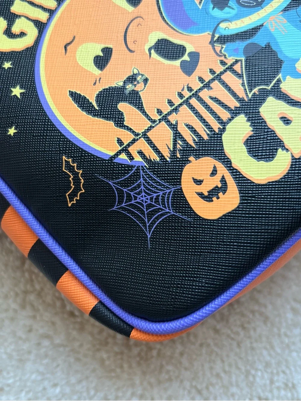 Loungefly Disney Lilo & Stitch Mini Bag Halloween Gimme Candy passport bag glow - Picture 8 of 16